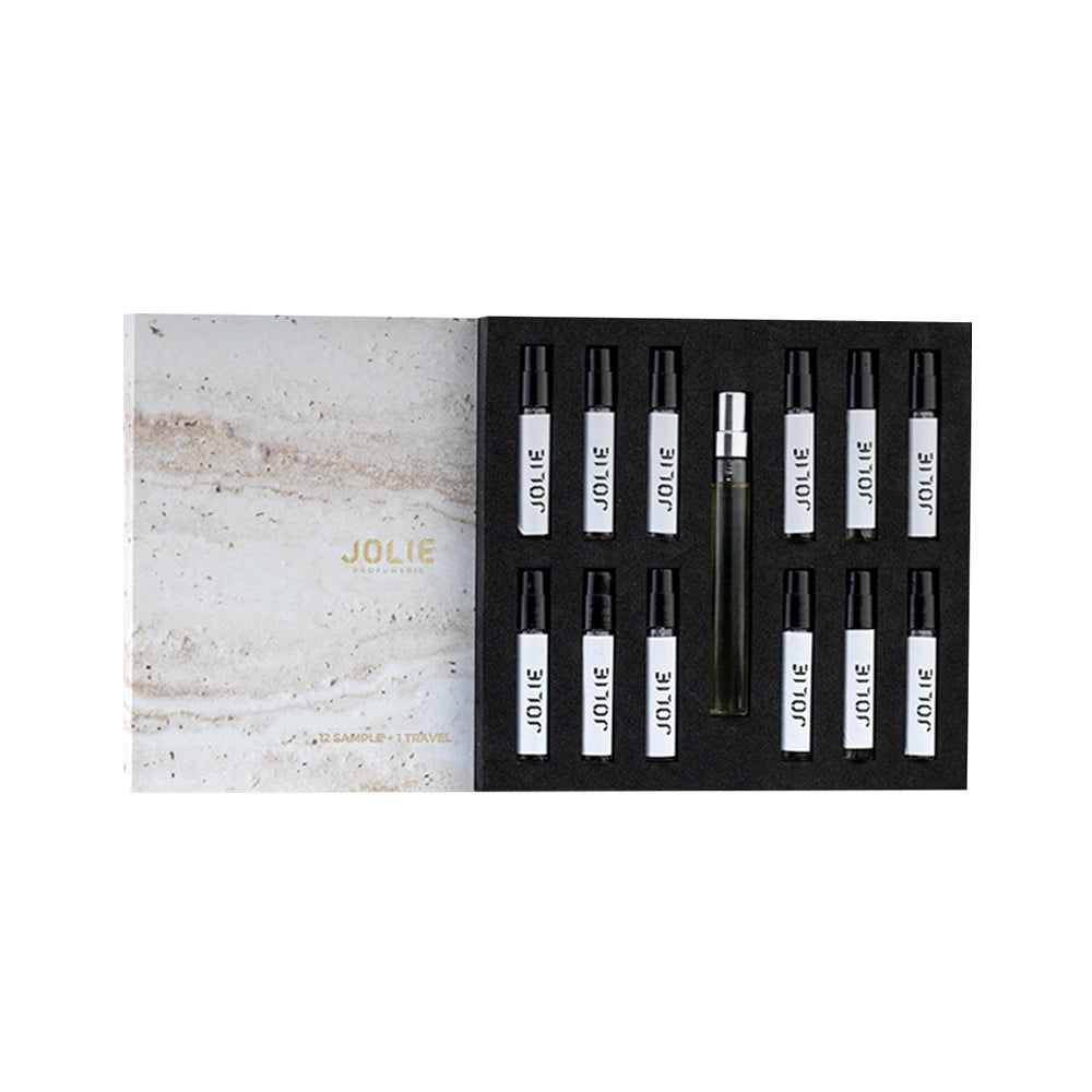 Kit Omaggio da 12 Campioncini da 2 ml + 1 Travel Spray da 8 ml